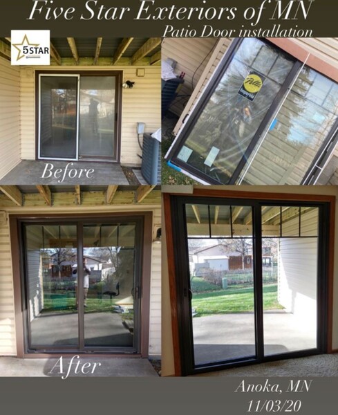 Before & After Patio Door Installation in Anoka, MN (1)