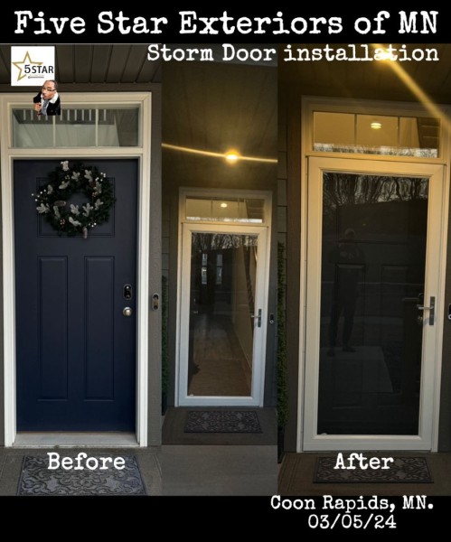 Storm Door Installation in Coon Rapids, MN (1)