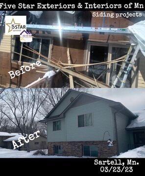 Before & After Siding in Sartell, MN (1)